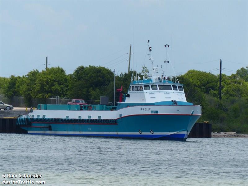 big blue (Passenger ship) - IMO , MMSI 367535850, Call Sign WDG4370 under the flag of United States (USA)