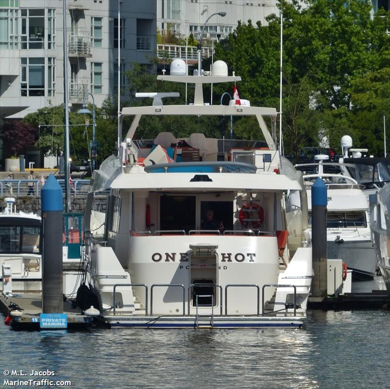 one shot (Pleasure craft) - IMO , MMSI 368039170, Call Sign WDK2811 under the flag of United States (USA)