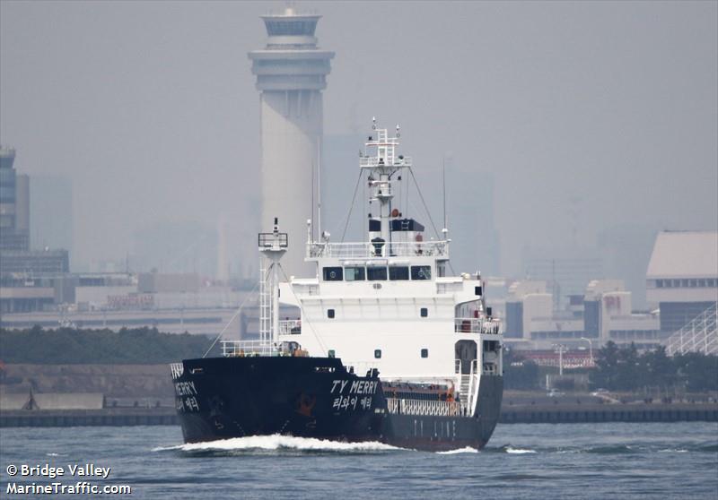 ty merry (General Cargo Ship) - IMO 9841330, MMSI 441415000, Call Sign D7TO under the flag of Korea