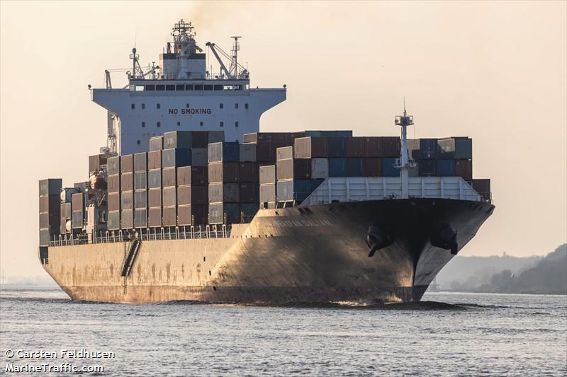 seaspan dalian (Container Ship) - IMO 9227027, MMSI 477014600, Call Sign VRBH4 under the flag of Hong Kong
