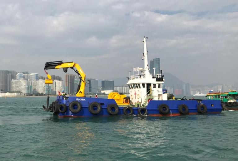 gloria (Towing vessel) - IMO , MMSI 477995480, Call Sign VRS4827 under the flag of Hong Kong