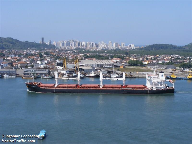 mykonos (Bulk Carrier) - IMO 9450791, MMSI 538003686, Call Sign V7SN5 under the flag of Marshall Islands