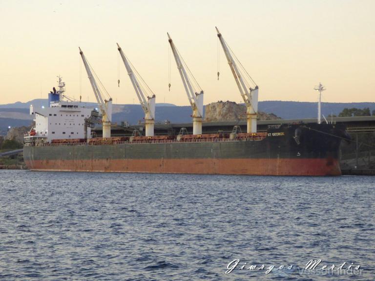 st george (Bulk Carrier) - IMO 9500663, MMSI 538006811, Call Sign V7RK6 under the flag of Marshall Islands