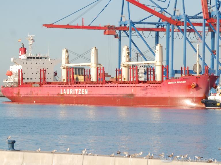 iberian bulker (Bulk Carrier) - IMO 9782962, MMSI 538007104, Call Sign V7WR5 under the flag of Marshall Islands