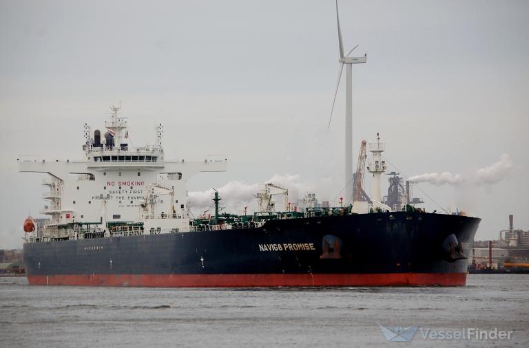 navig8 promise (Crude Oil Tanker) - IMO 9791298, MMSI 538007960, Call Sign V7IL4 under the flag of Marshall Islands