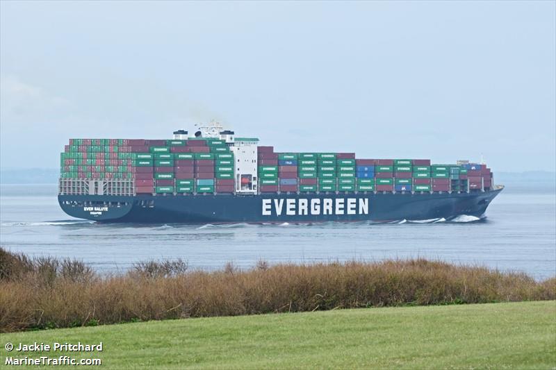 ever salute (Container Ship) - IMO 9300477, MMSI 563102400, Call Sign 9V2791 under the flag of Singapore