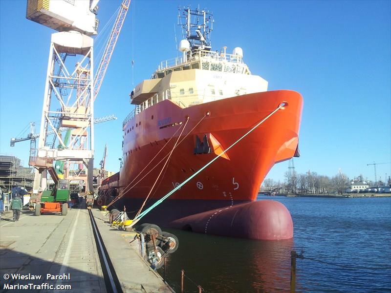 kudu (Offshore Tug/Supply Ship) - IMO 9626455, MMSI 577131000, Call Sign YJTE3 under the flag of Vanuatu