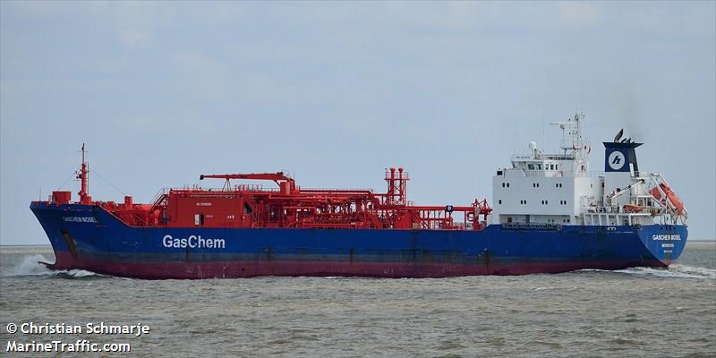gaschem mosel (LPG Tanker) - IMO 9274379, MMSI 636091189, Call Sign A8KL4 under the flag of Liberia