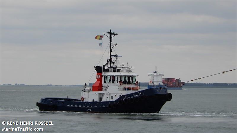 st annastrand (Tug) - IMO 8915471, MMSI 205057000, Call Sign ORKG under the flag of Belgium