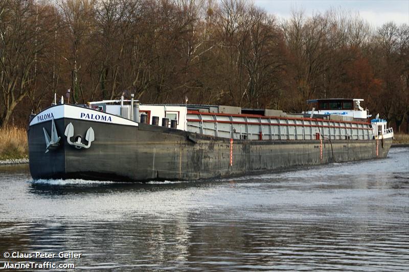 paloma (Cargo ship) - IMO , MMSI 211188900, Call Sign DC2413 under the flag of Germany