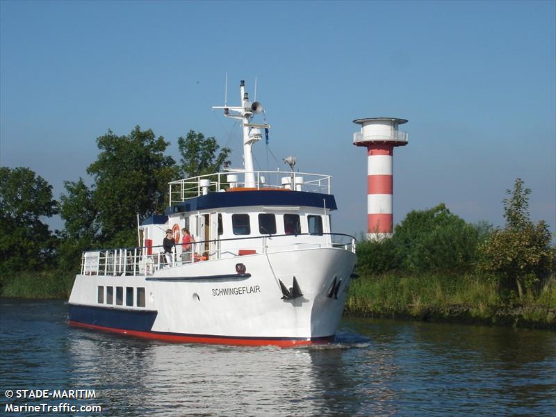schwingeflair (Passenger ship) - IMO , MMSI 211456940, Call Sign DCPM under the flag of Germany