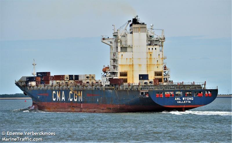 anl wyong (Container Ship) - IMO 9334155, MMSI 215206000, Call Sign 9HA5013 under the flag of Malta