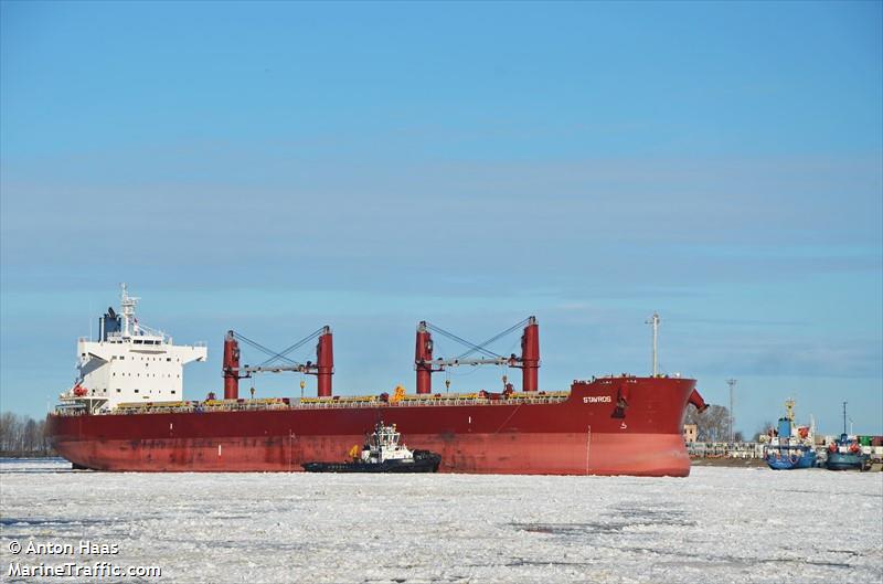 stavros (Bulk Carrier) - IMO 9425875, MMSI 215468000, Call Sign 9HA5122 under the flag of Malta