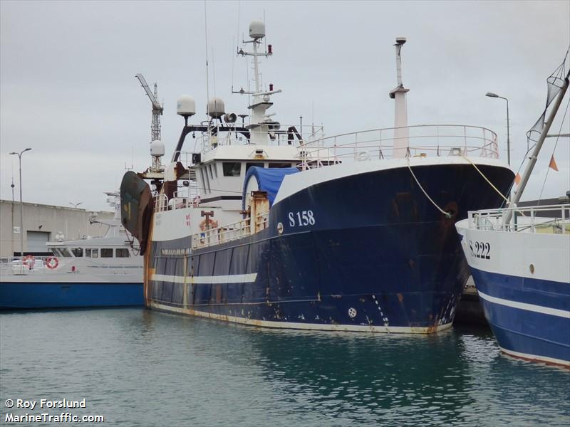 saron s158 (Fishing Vessel) - IMO , MMSI 219022000, Call Sign OWDM under the flag of Denmark