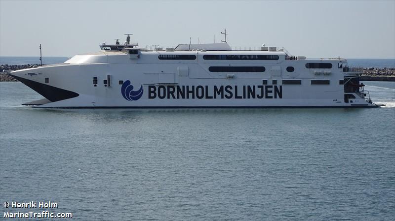 max (Passenger/Ro-Ro Cargo Ship) - IMO 9176058, MMSI 219601000, Call Sign OZQH2 under the flag of Denmark
