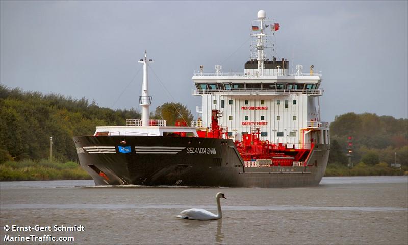 selandia swan (Chemical/Oil Products Tanker) - IMO 9371787, MMSI 220545000, Call Sign OYIN2 under the flag of Denmark