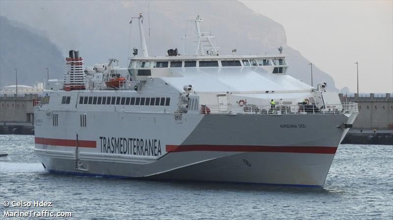 almudaina dos (Passenger/Ro-Ro Cargo Ship) - IMO 9141833, MMSI 224359000, Call Sign EAXL under the flag of Spain