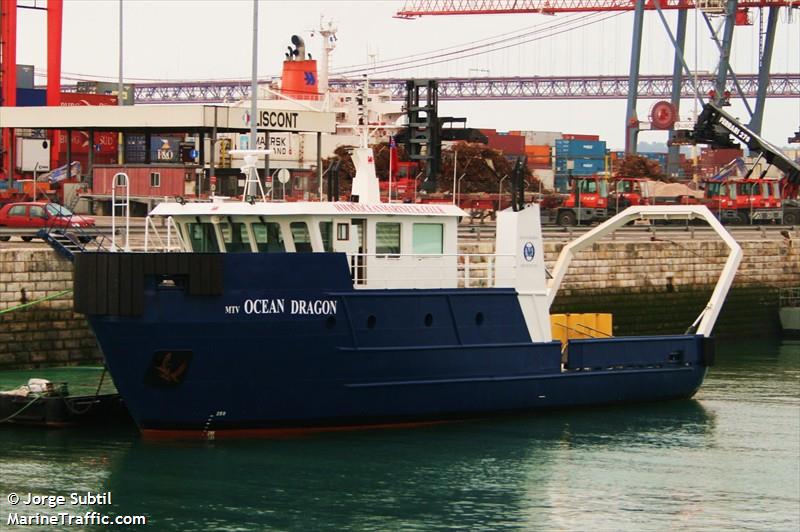 aqua dragon (Offshore Support Vessel) - IMO 9576662, MMSI 235074917, Call Sign 2CQL8 under the flag of United Kingdom (UK)