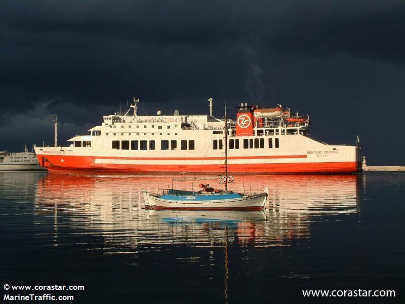 dionisios solomos (Passenger/Ro-Ro Cargo Ship) - IMO 8909886, MMSI 239627000, Call Sign SZTM under the flag of Greece