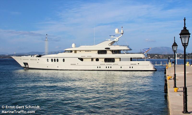 marla (Yacht) - IMO 1006221, MMSI 241416000, Call Sign SVA6670 under the flag of Greece
