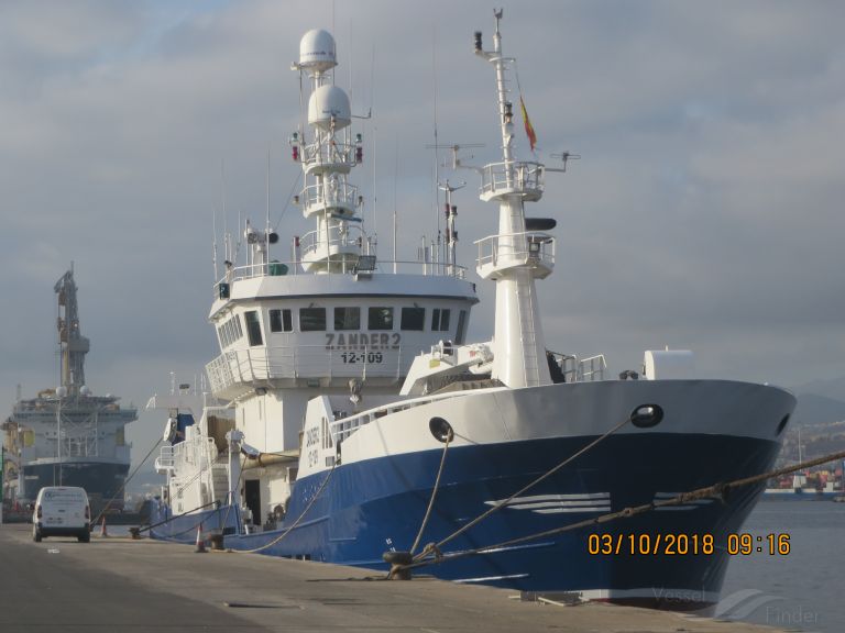 zander 2 (Fishing Vessel) - IMO 7931076, MMSI 242678300, Call Sign CNA5261 under the flag of Morocco