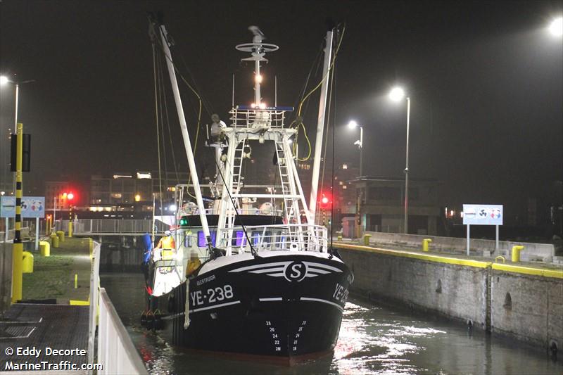 ye-238 geertruida (Fishing Vessel) - IMO 8432730, MMSI 244328000, Call Sign PFOW under the flag of Netherlands