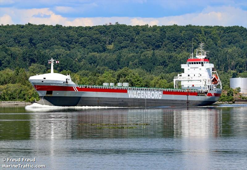 virginiaborg (General Cargo Ship) - IMO 9234290, MMSI 244632000, Call Sign PBDL under the flag of Netherlands