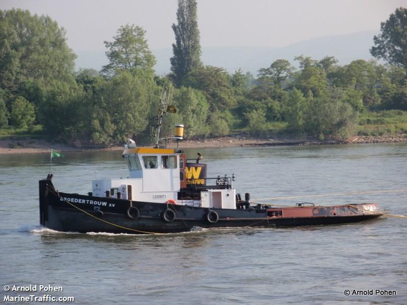 broedertrouw xv (Towing vessel) - IMO , MMSI 244660206, Call Sign PD9418 under the flag of Netherlands