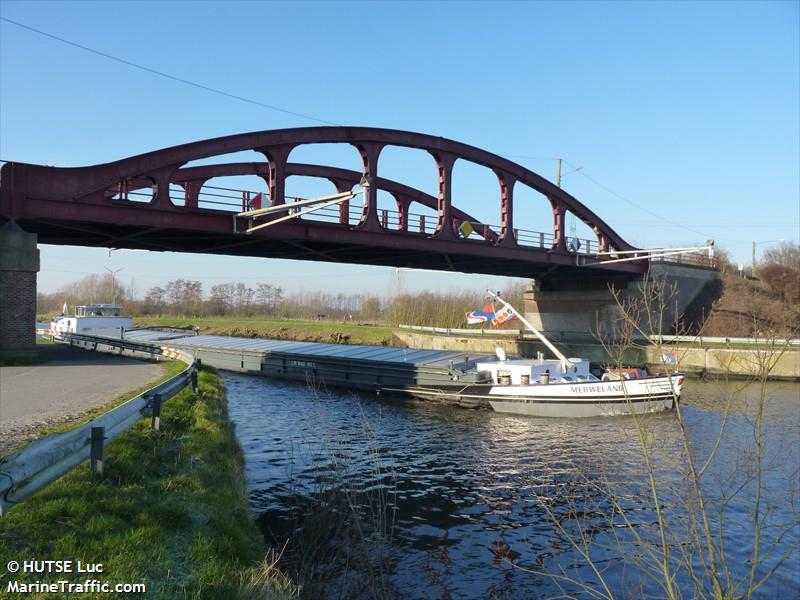 merweland (Cargo ship) - IMO , MMSI 244670533, Call Sign PE3660 under the flag of Netherlands