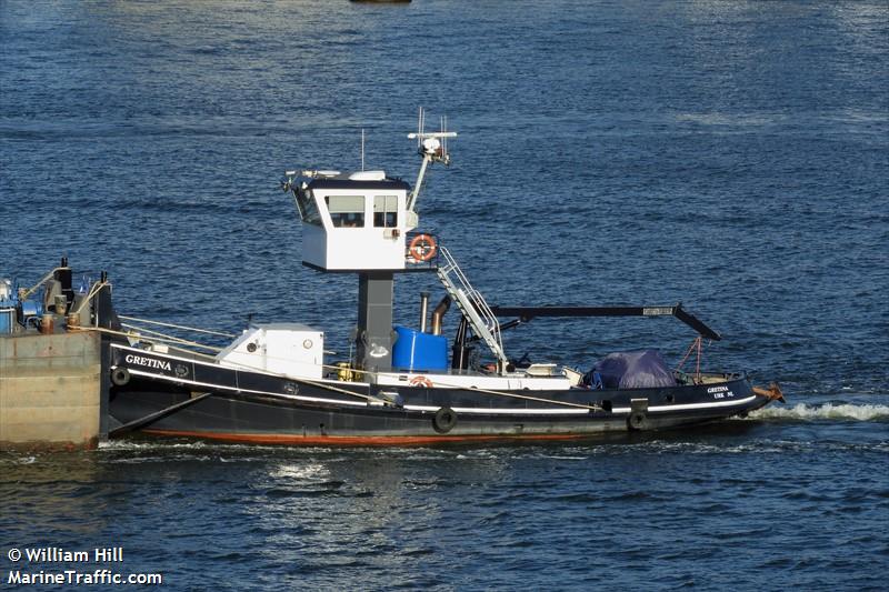 gretina (Cargo ship) - IMO , MMSI 244700953, Call Sign PH3699 under the flag of Netherlands