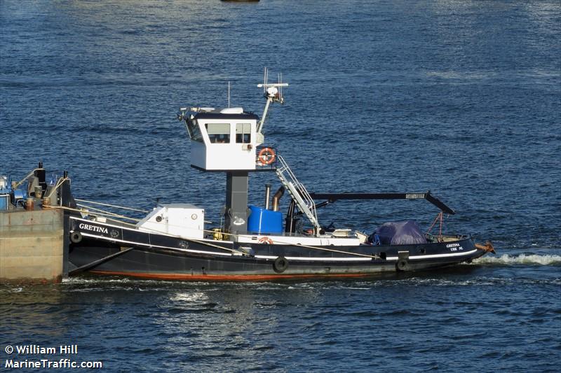 gretina (Tug) - IMO , MMSI 244700953, Call Sign PH3699 under the flag of Netherlands