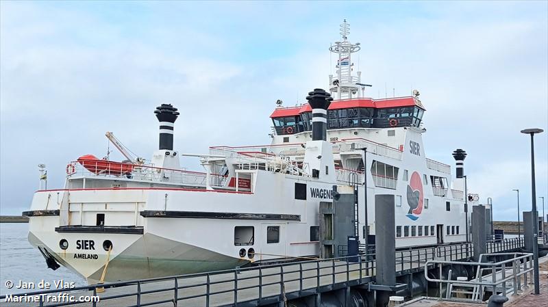 sier (Passenger ship) - IMO , MMSI 244710741, Call Sign PG6257 under the flag of Netherlands