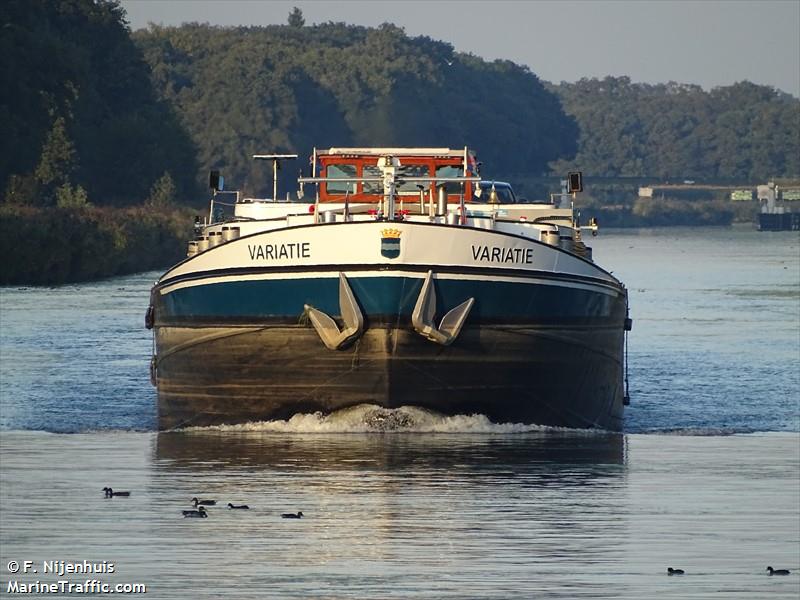 variatie (Cargo ship) - IMO , MMSI 244750980, Call Sign PE4778 under the flag of Netherlands