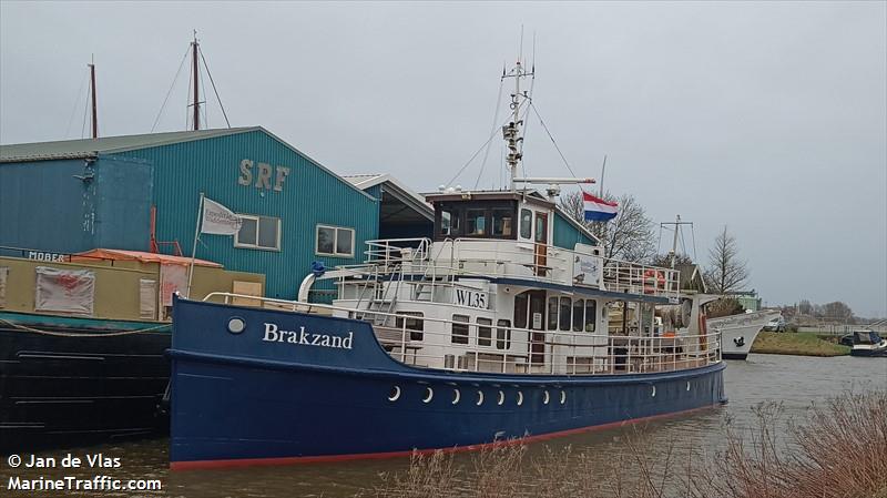 wl35 brakzand (Fishing vessel) - IMO , MMSI 245202000, Call Sign PD9086 under the flag of Netherlands