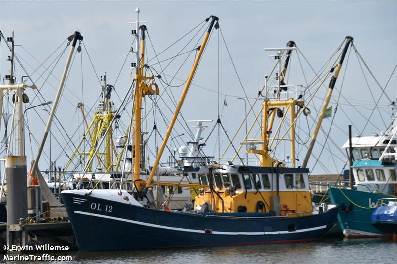 ol12 drie gebroeders (Fishing Vessel) - IMO 8431970, MMSI 245283000, Call Sign PDJQ under the flag of Netherlands