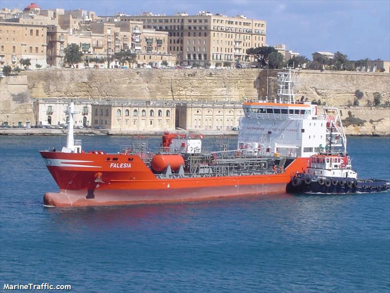 falesia (Chemical/Oil Products Tanker) - IMO 9217890, MMSI 247013600, Call Sign IBUA under the flag of Italy