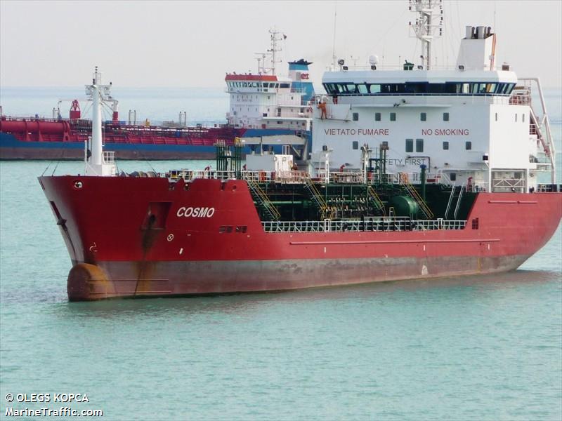 cosmo (Chemical/Oil Products Tanker) - IMO 9251755, MMSI 247079700, Call Sign IBFP under the flag of Italy