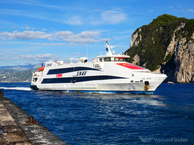 snav orion (Passenger Ship) - IMO 9305922, MMSI 247128500, Call Sign IRBQ under the flag of Italy