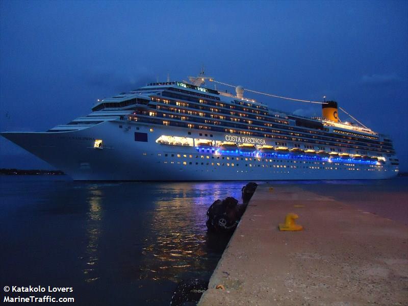 costa fascinosa (Passenger (Cruise) Ship) - IMO 9479864, MMSI 247313500, Call Sign ICPO under the flag of Italy