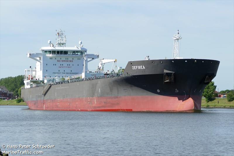 zefirea (Chemical/Oil Products Tanker) - IMO 9607643, MMSI 247322500, Call Sign ICSM under the flag of Italy