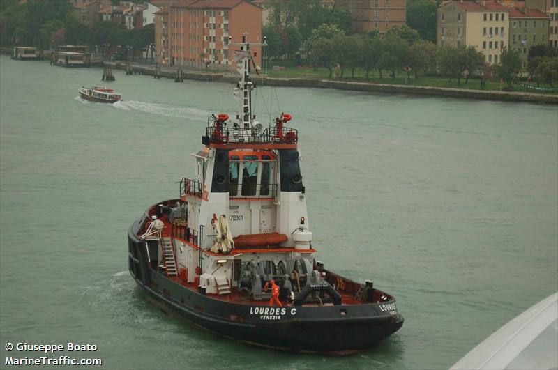 lourdes c (Tug) - IMO 9170341, MMSI 247469000, Call Sign IFXZ under the flag of Italy