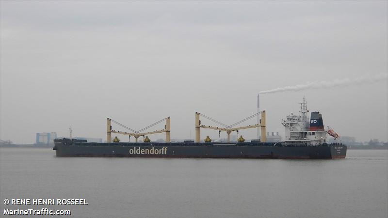 gisela oldendorff (Bulk Carrier) - IMO 9702601, MMSI 255805765, Call Sign CQCO under the flag of Madeira