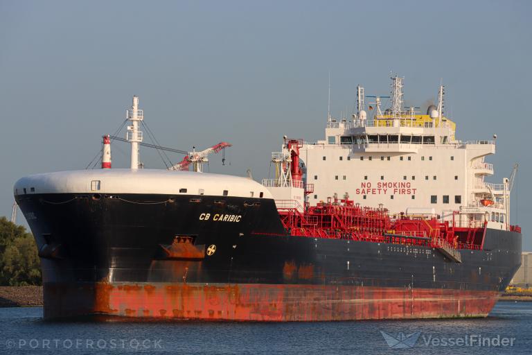 cb caribic (Chemical/Oil Products Tanker) - IMO 9851713, MMSI 255806264, Call Sign CQAS6 under the flag of Madeira