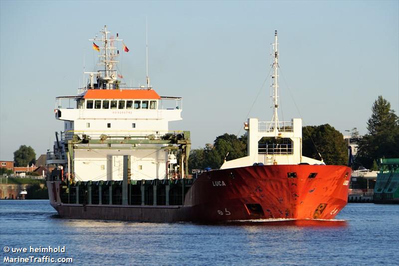 luca (General Cargo Ship) - IMO 9286712, MMSI 255806272, Call Sign CQAT6 under the flag of Madeira