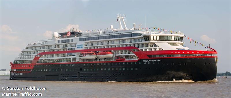 fridtjof nansen (Passenger (Cruise) Ship) - IMO 9813084, MMSI 257088070, Call Sign LACN8 under the flag of Norway