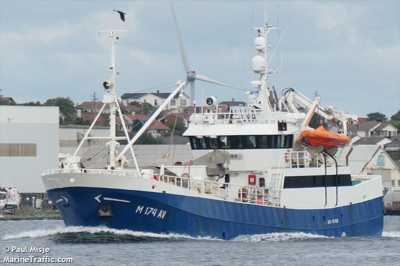paul senior (Fishing vessel) - IMO , MMSI 257456500, Call Sign LLVA under the flag of Norway