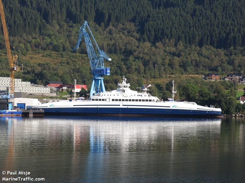 basto iv (Passenger/Ro-Ro Cargo Ship) - IMO 9771420, MMSI 257845600, Call Sign LDPG under the flag of Norway