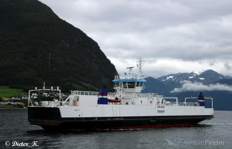 oerland (Passenger/Ro-Ro Cargo Ship) - IMO 9371543, MMSI 258585000, Call Sign LNXI under the flag of Norway