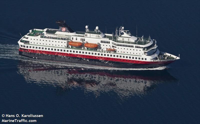 nordkapp (Passenger/Ro-Ro Cargo Ship) - IMO 9107772, MMSI 259330000, Call Sign LASQ under the flag of Norway