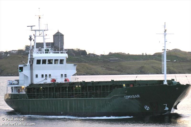 comabar (General Cargo Ship) - IMO 8411231, MMSI 259859000, Call Sign LNJR under the flag of Norway